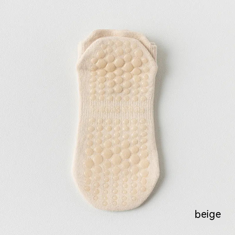 GLOWLATES Chaussettes de Pilates en Coton à Maintien Sécurisé