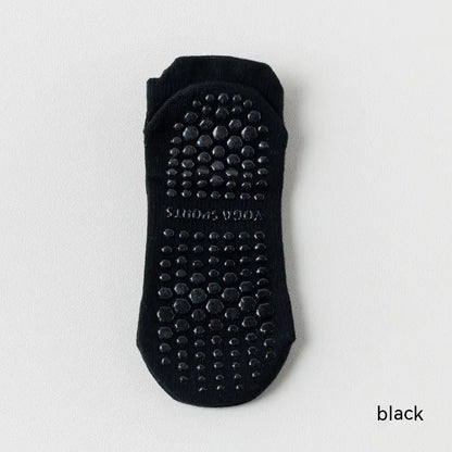 GLOWLATES Chaussettes de Pilates en Coton à Maintien Sécurisé